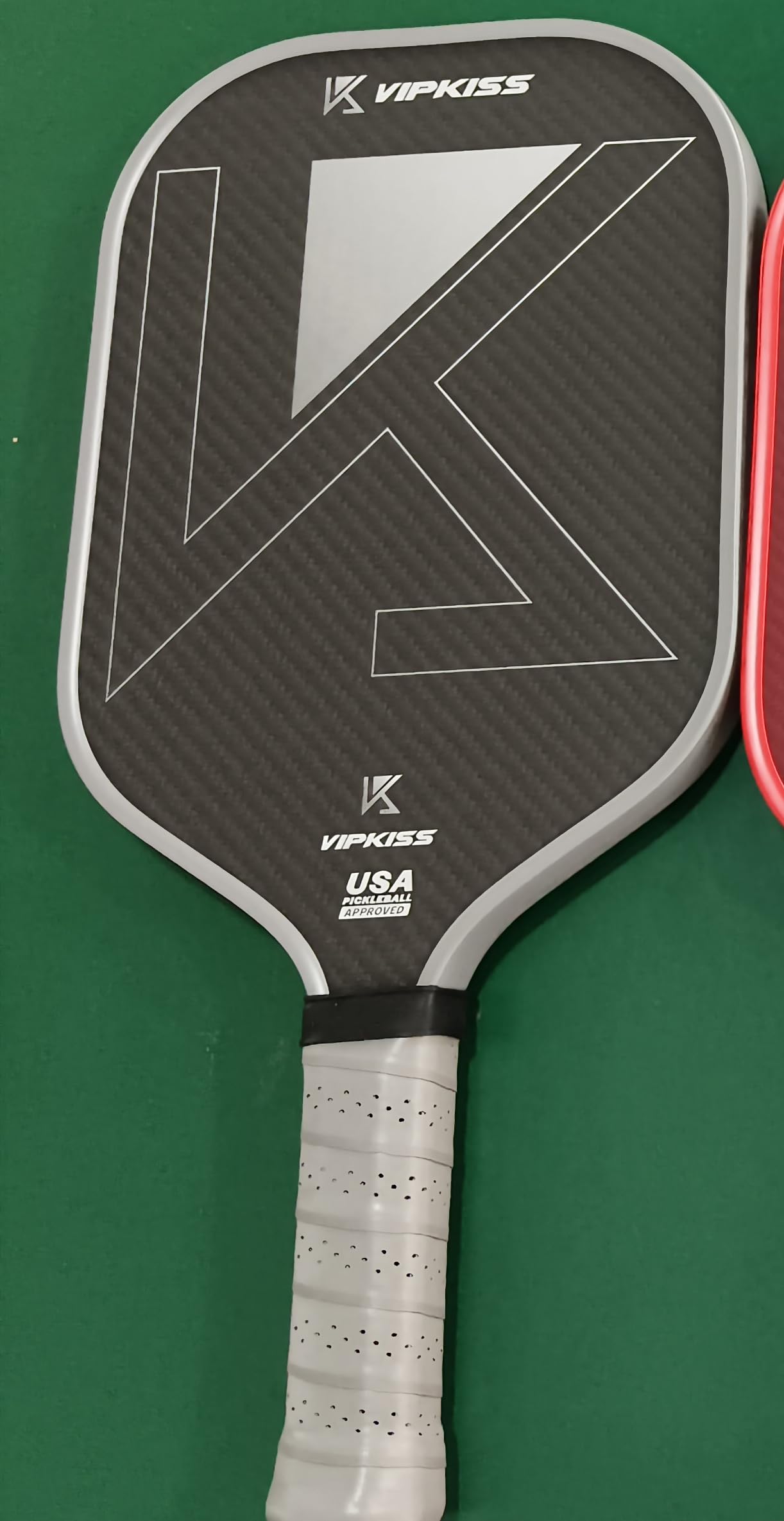 16mm Pickleball Paddle 3K Carbon Fiber Hot Pressing, Grey