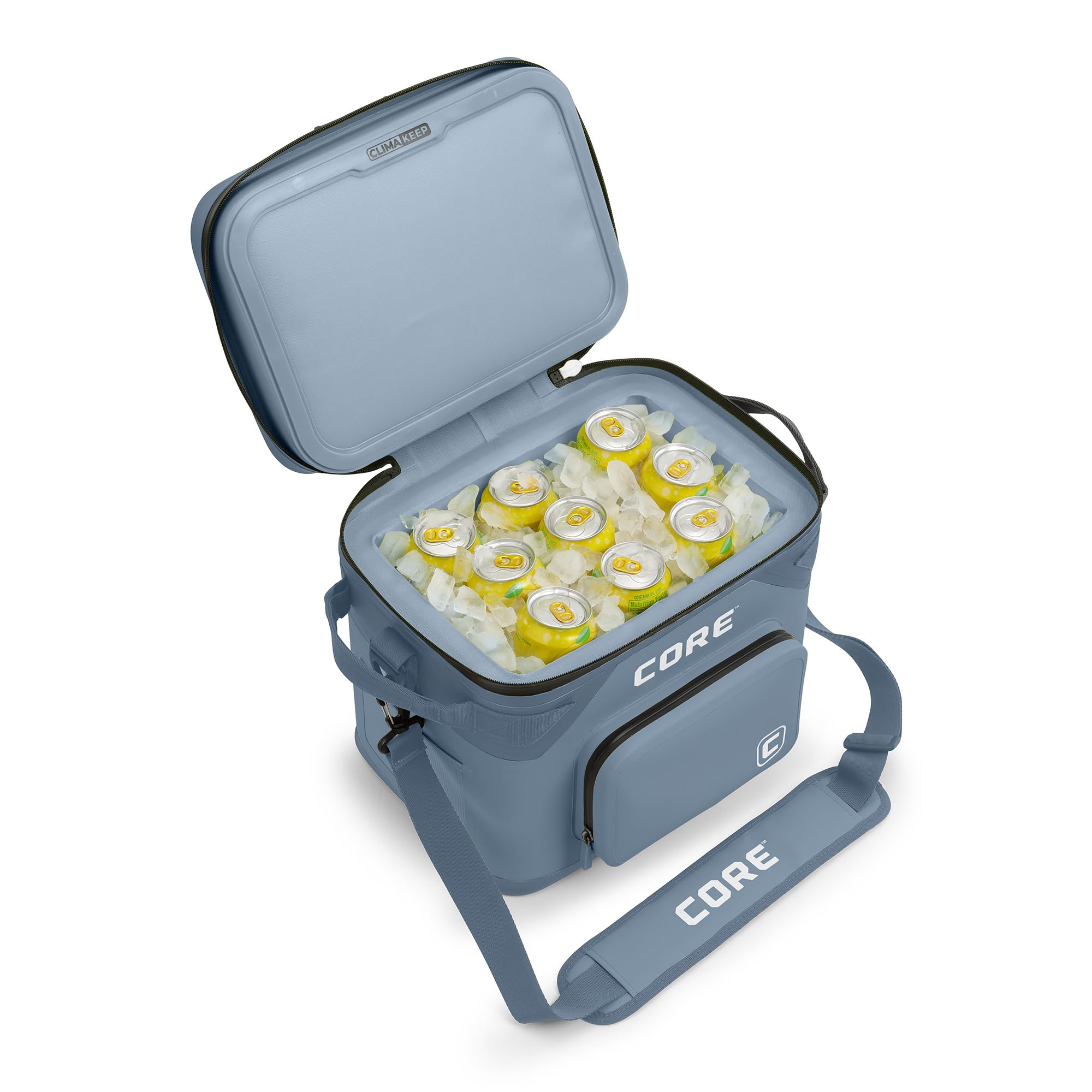 CORE Magnetic Leak Proof Soft Cooler with Waterproof Zipper | Insulated Bag Portable Ice Chest Box | Best Soft Cooler for Food & Beverages for