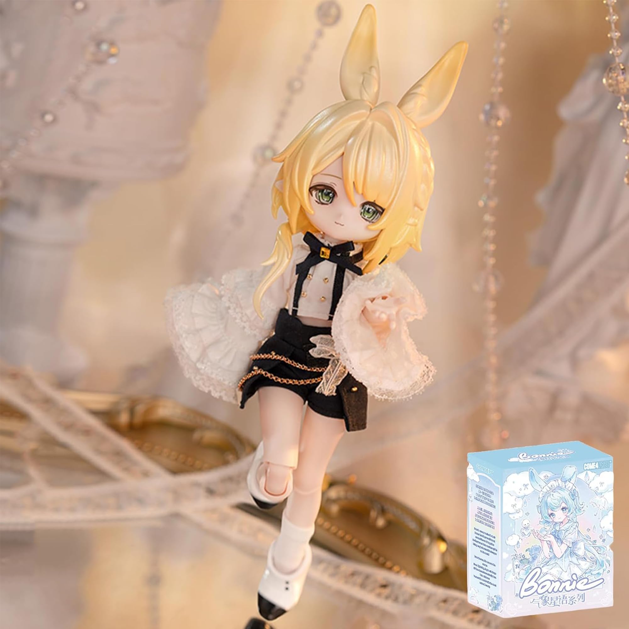 TOYVERSE COME4FREE BJD Bonnie's 3. Generation seria meteorologiczna, Helly Die Sonne, Standard Edition, 1 szt./19 cm, lalka BJD, ruchome lalki z sukienkami dla lalek, prezent urodzinowy, 15+