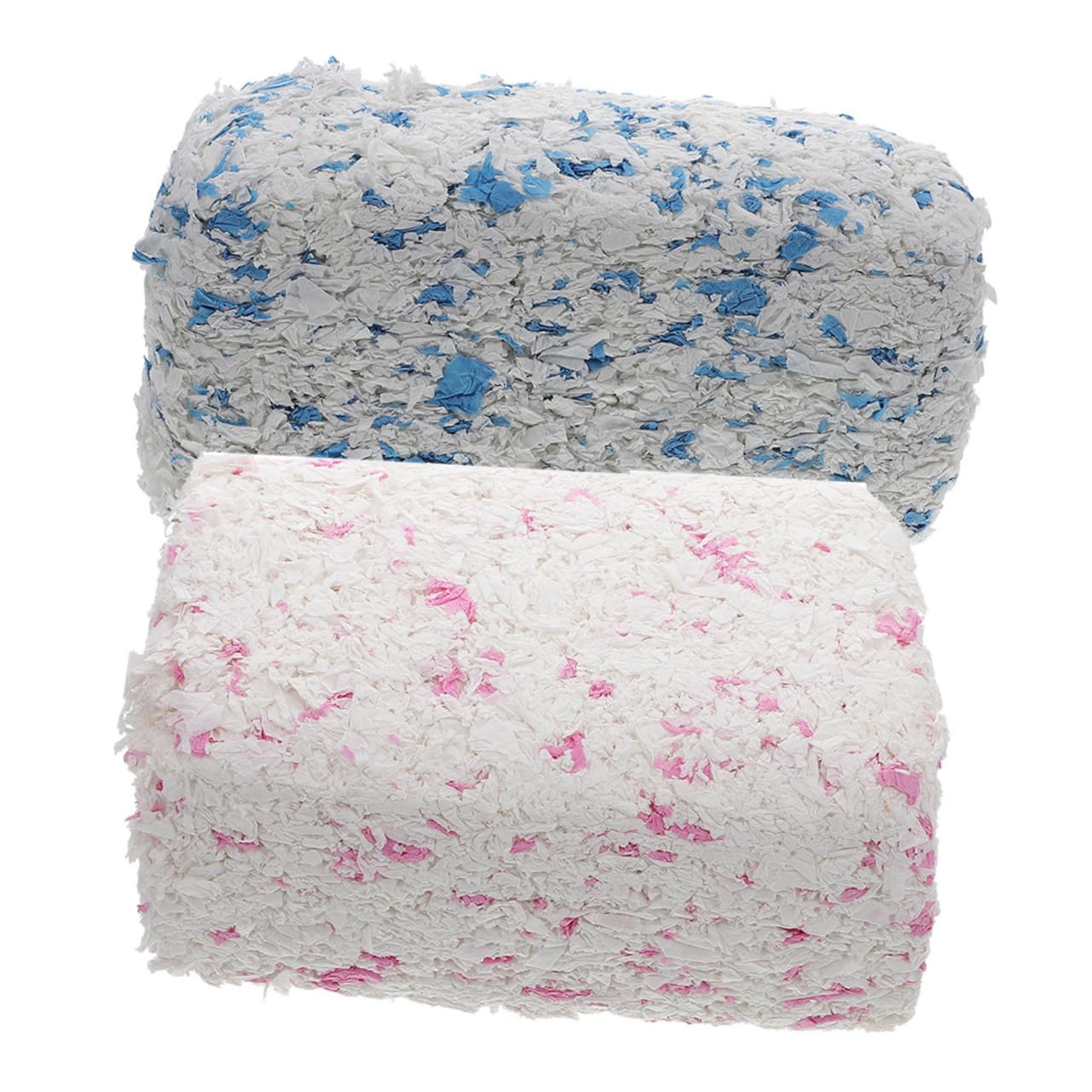 HANABASS 2stücke Beutel Niedrigstaub Papierstreu Für Kleintiere Pro Packung Absorbierende Und Geruchsneutrale Einstreu Für Hamster Meerschweinchen Und Andere Kleine Haustiere