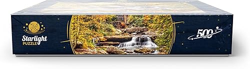 Miniatura 10 de MyPuzzle The Glade Creek Grist Mill in Babcock State Park en el sur de Virginia Occidental - Rompecabezas prémium de 500 piezas para adultos