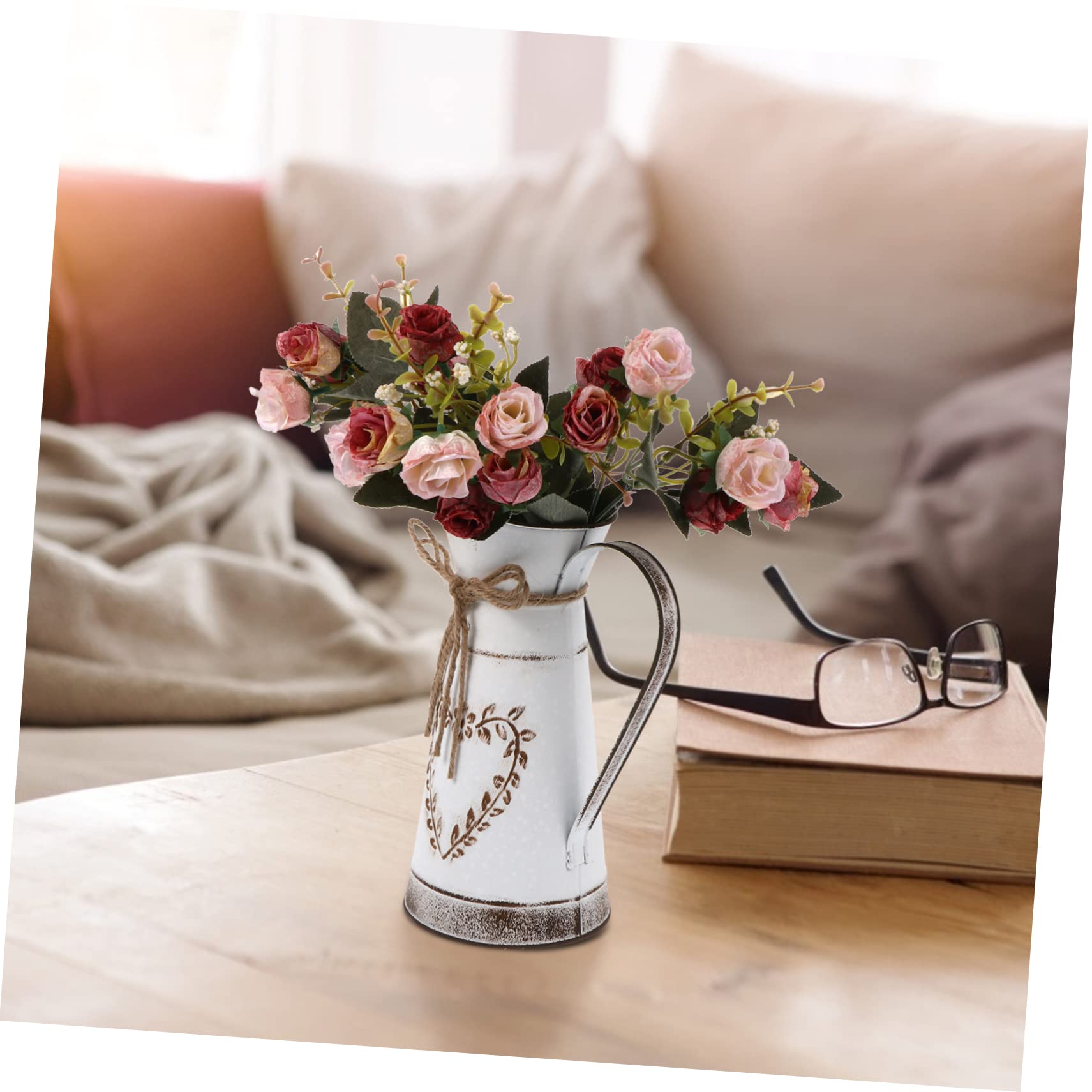 Amazon.co.jp: SEWACC ヴィンテージスルのアイアンハート型花器