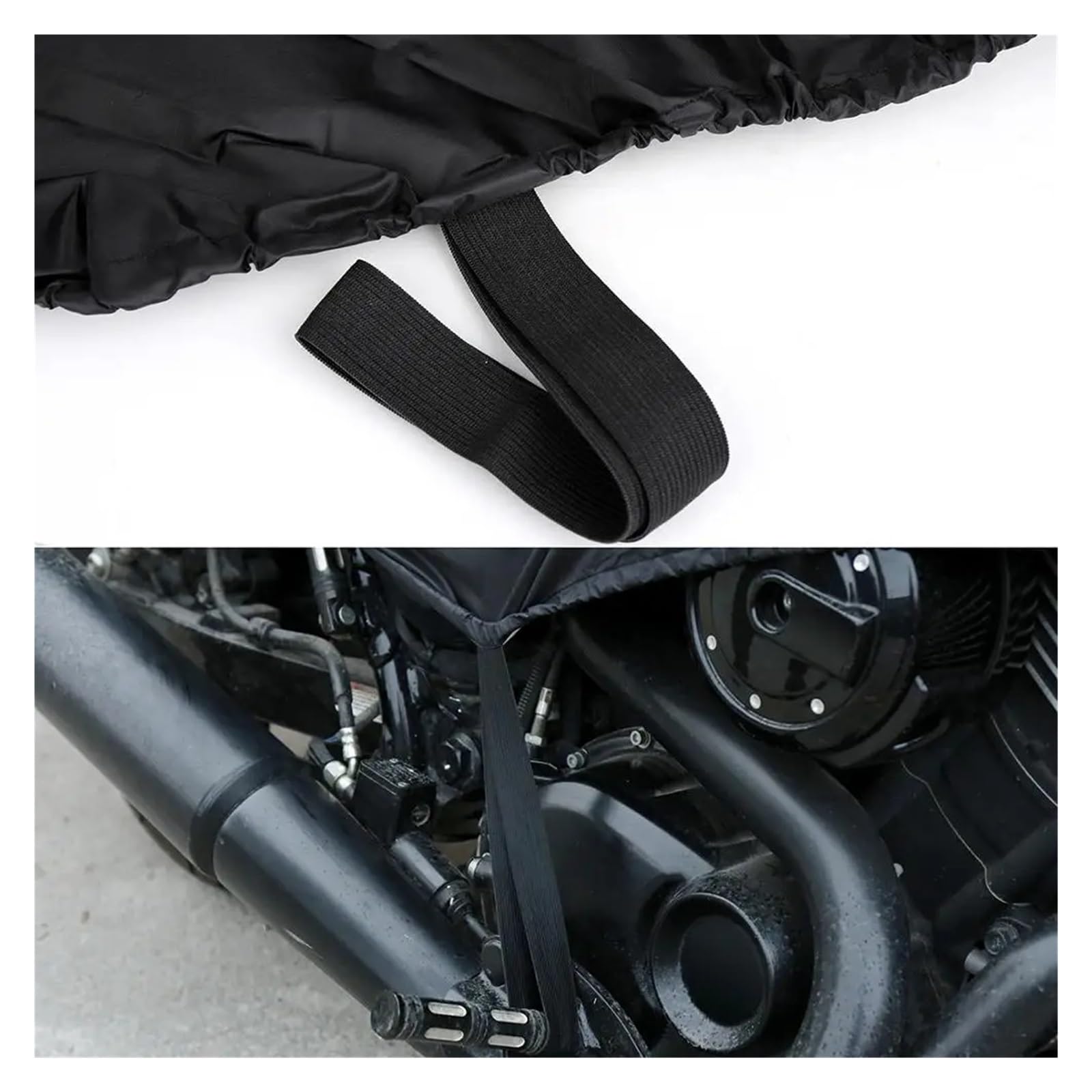 Cubierta Motocicleta Protectora ML XL Tamaño Motocicleta Media Cubierta 210T Universal Al Aire Libre Impermeable A Prueba De Nieve Llia Protector Accesorios