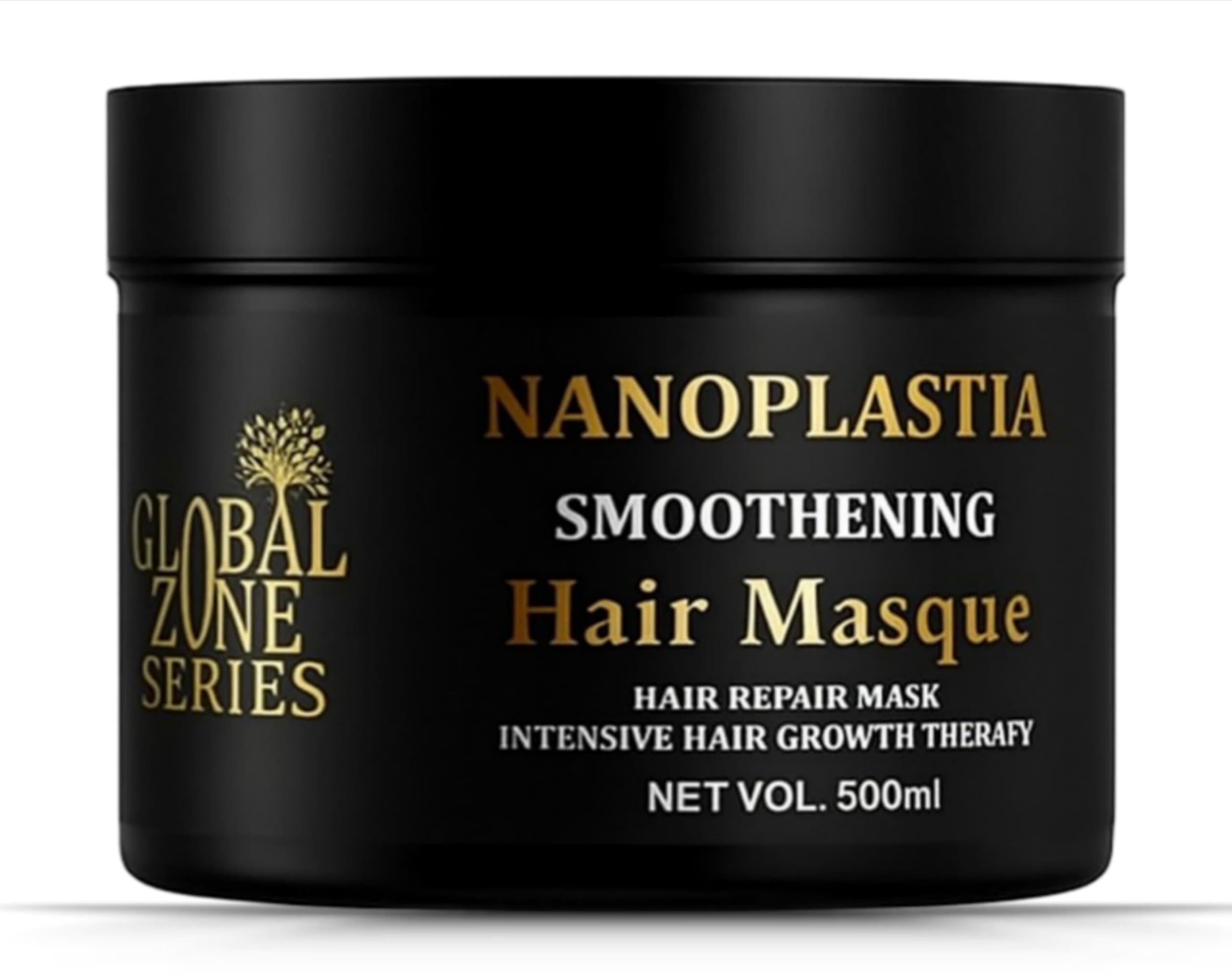Nanoplastia Smoothening Masque 500Ml,Hair Repair Mask, Intensive Hair Growth Therapy (BLACK MASK)-image-27