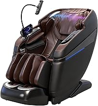 KTENTITO 4D Music Rhythm Massage Chair Full Body, 2026 Unique Sonic Resonance Zero Gravity SL-Track Shiatsu Recliner with Knee Heating Blanket AI Voice Bluetooth Foot Roller Body Scan Airbags G9 Black