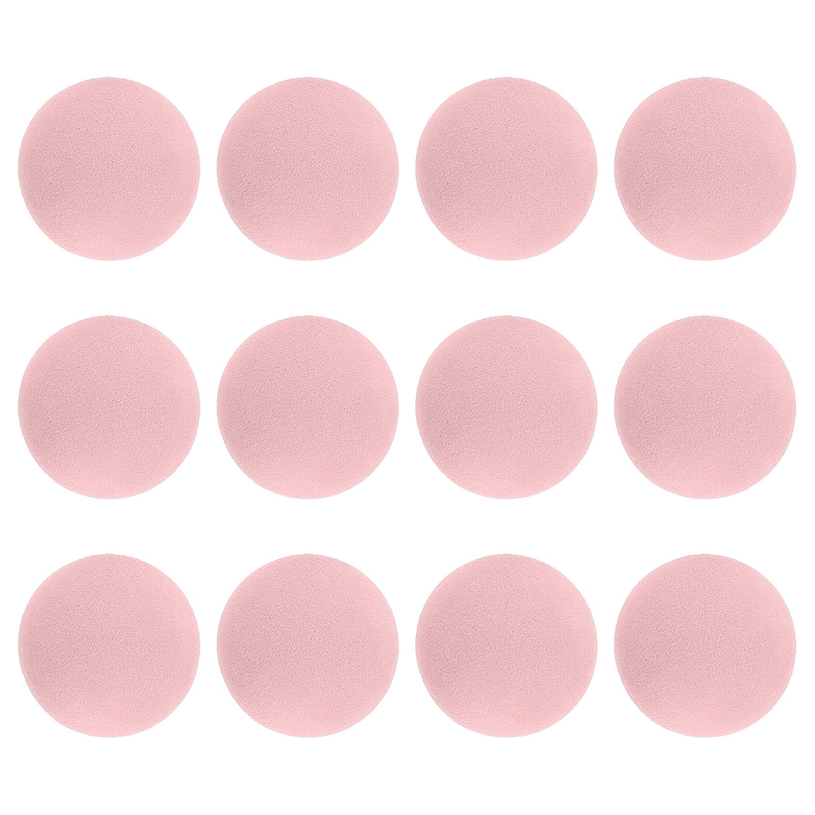 YELARXI Practice Golf Balls, Foam Golf Soft Balls 12Pack & Light Pink Realistic Feel and Limited Flight - Fitting for (Indoors/Outdoors Training)