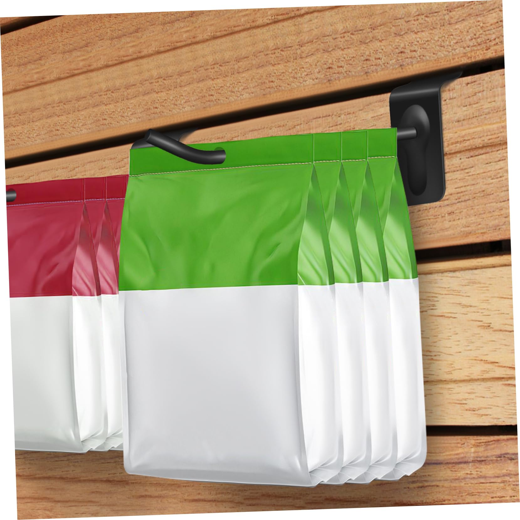 100pezzi Ganci Dogati Resistente Da Ganci Per Pannelli Supporti Da Muro Per Negozio e Garage Facile Installazione e Design Moderno