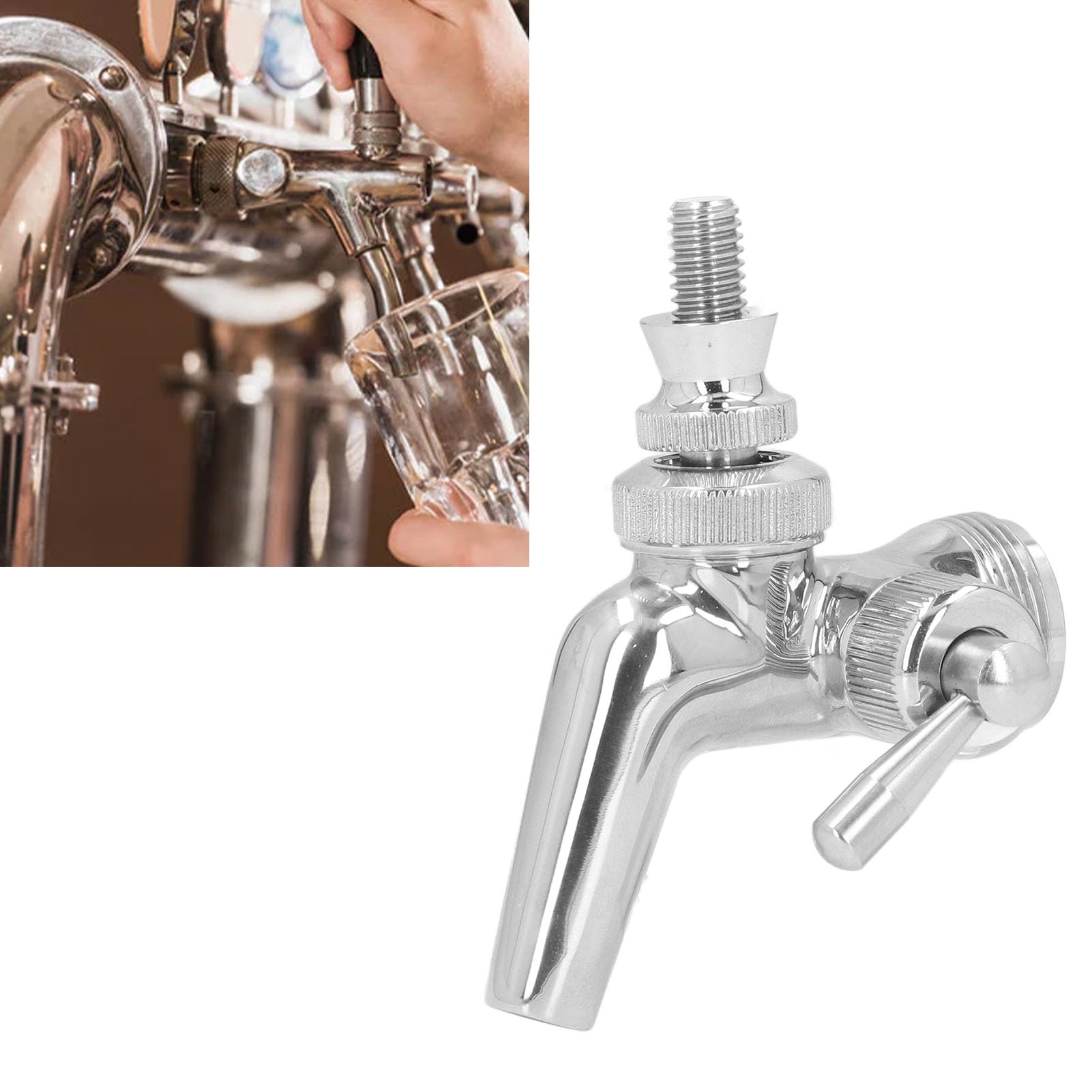 Amazon｜jerss ビールの蛇口、ステンレス鋼のビール樽の蛇口