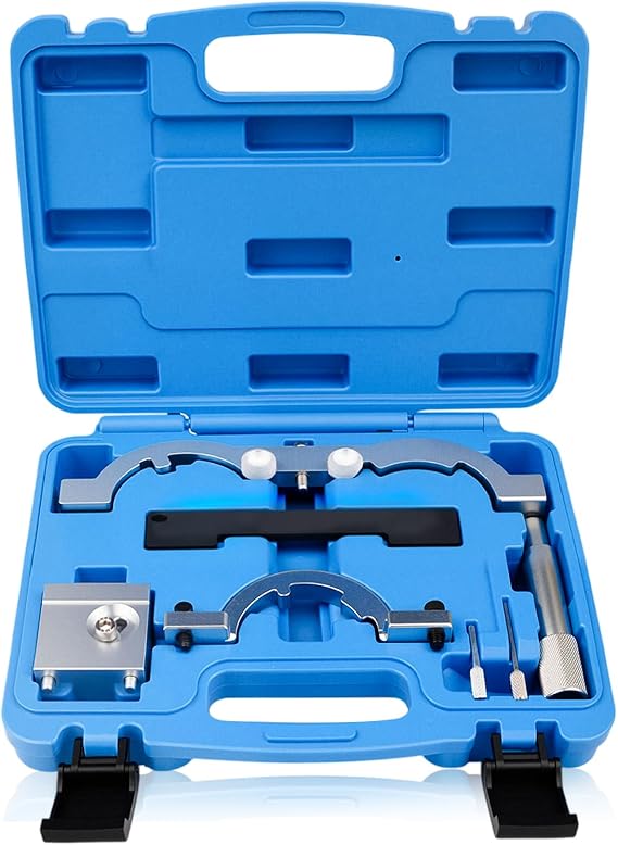 Engine Timing Chain Tool Kit, Premium Grade Camshaft Alignment Locking Set, Precise Universal for Vau/x/ha/ll, O/pe/l, Che/v/y Cr/u/ze, Che/v/Role/t, 2009-2020 1.0/1.2/1.4L Engines