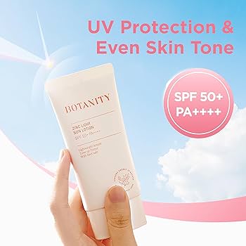 Amazon.com: Botanity Zinc Sun Lotion - UV Protection, SPF 50