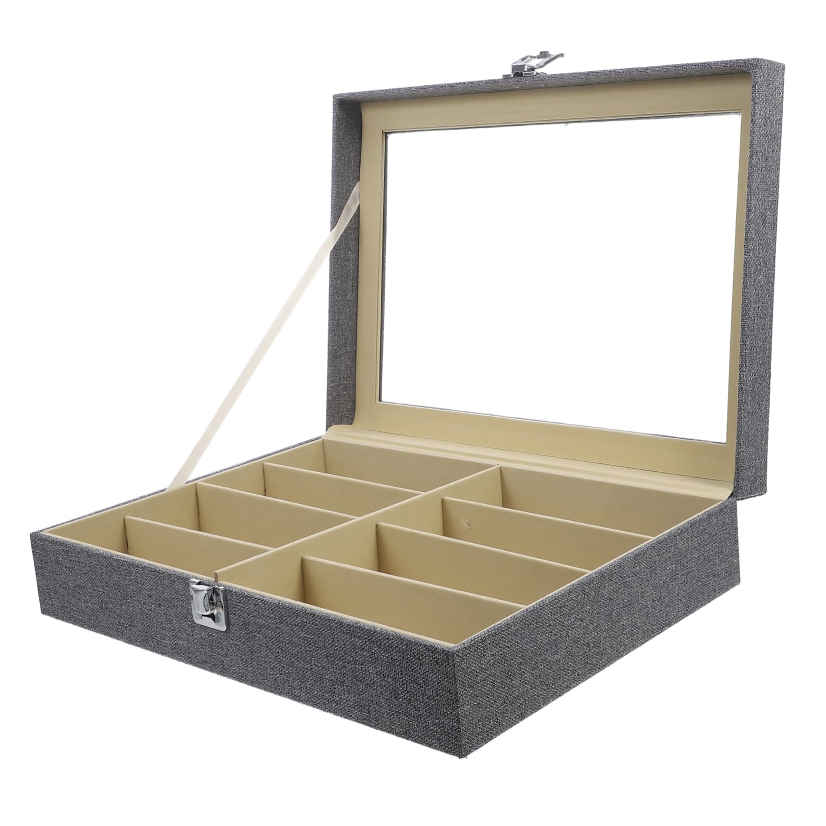 Boîte à lunettes avec compartiments organisateur de rangement chic