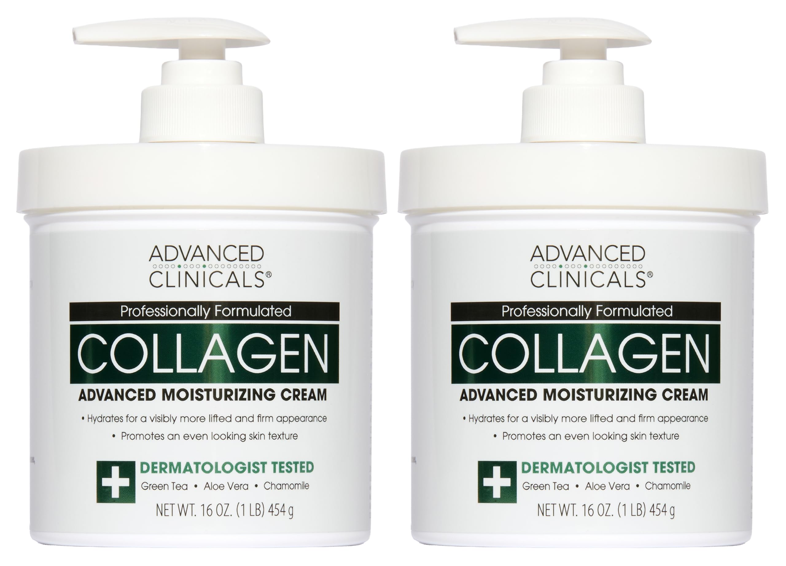 Collagen Skin Rescue Lotion Hydrate Moisturize Lift Firm Great For Dry Skin Two - 16 Ounce Multi