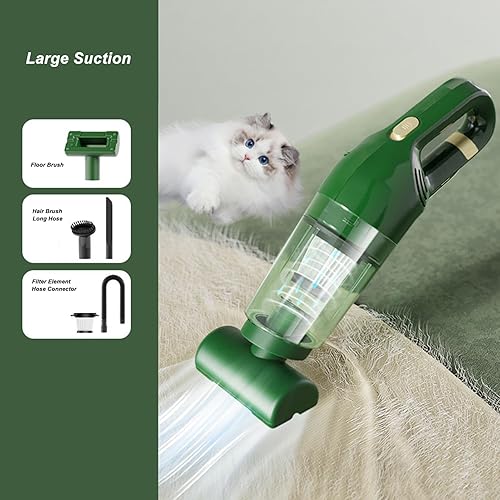 Miniatura 6 de Cordless Vacuum Duster, 4000mAh Cordless Electric Air Duster Fast Charge Low Noise for Family Office Car