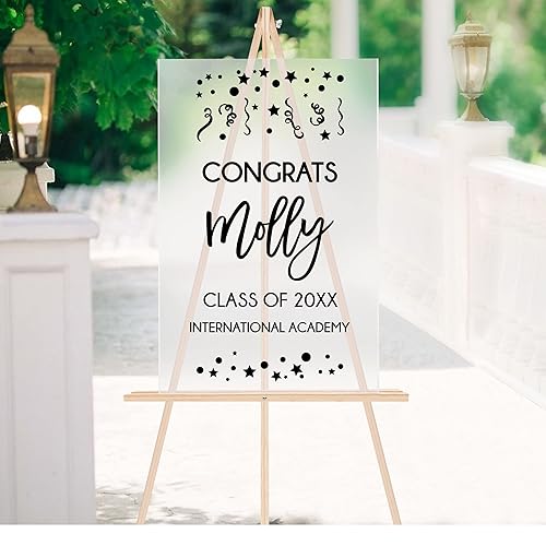 Miniatura 1 de Graduation Party Decorations, Class of 2025 Decor, Graduating Senior Celebration Front Door Decal, Congrats Grad Backdrop, Large Window Decorations,