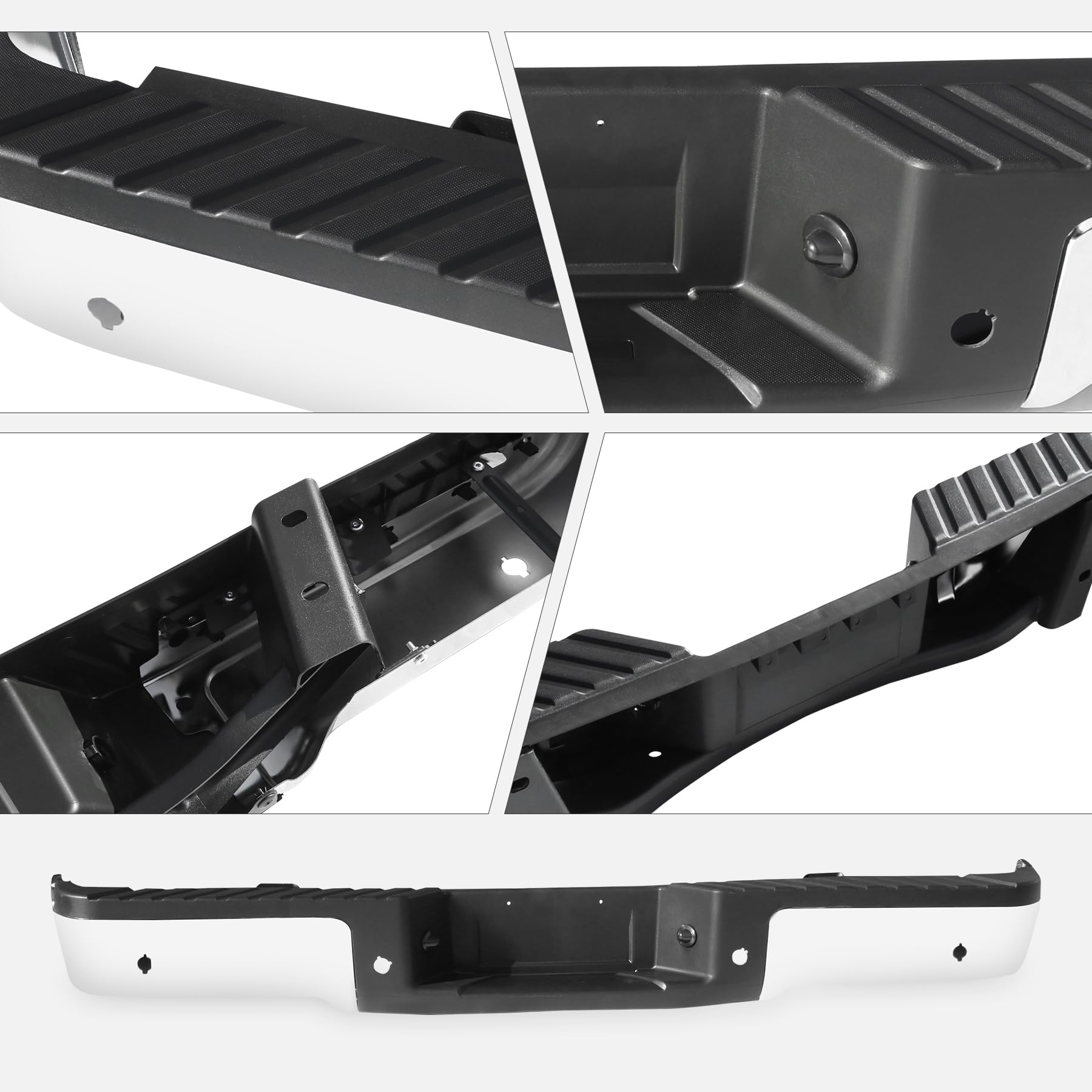 Soporte De Montaje Para Sensor De Parking (Censores De Estacionamiento) De Parachoques Ford - Color Negro