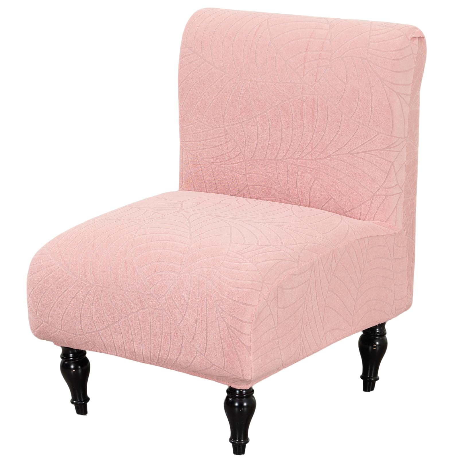Armless Accent Chair Cover Slipcover for Living Room,Pink