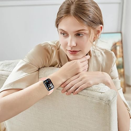 Miniatura 7 de Bandas trenzadas para Xiaomi Smart Band 9 Pro/Mi Band 8 Pro/Redmi Watch 5/4, correas elásticas de repuesto deportivas para mujeres y hombres