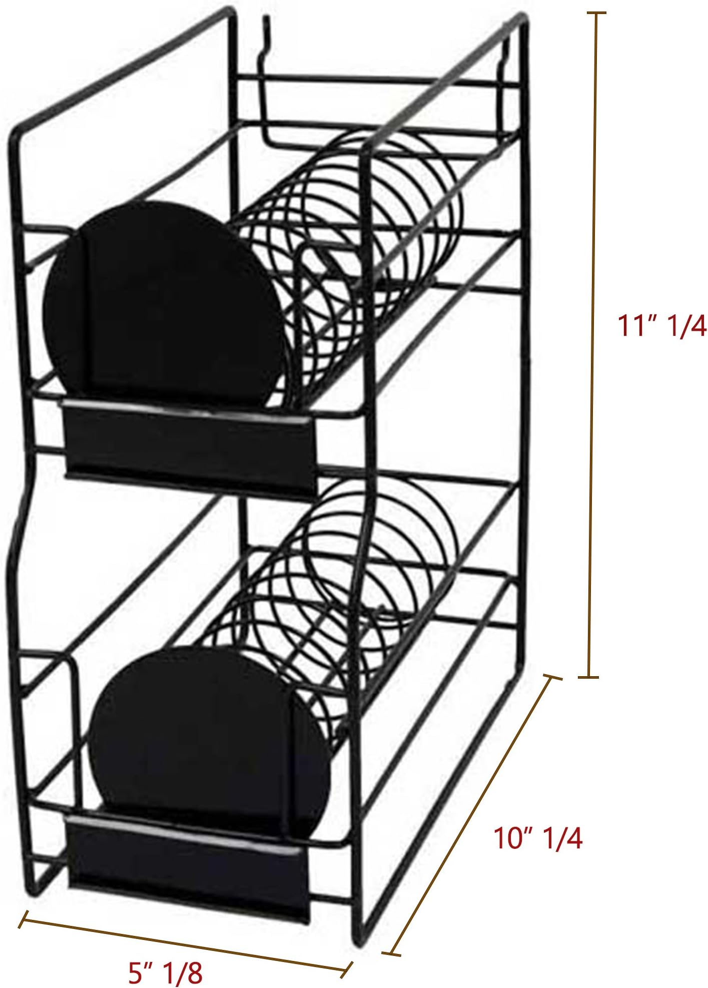 D'Luca Guitar String Display Sized Strings, 4.25"x4.25" Fits Slat wall And Peg Wall