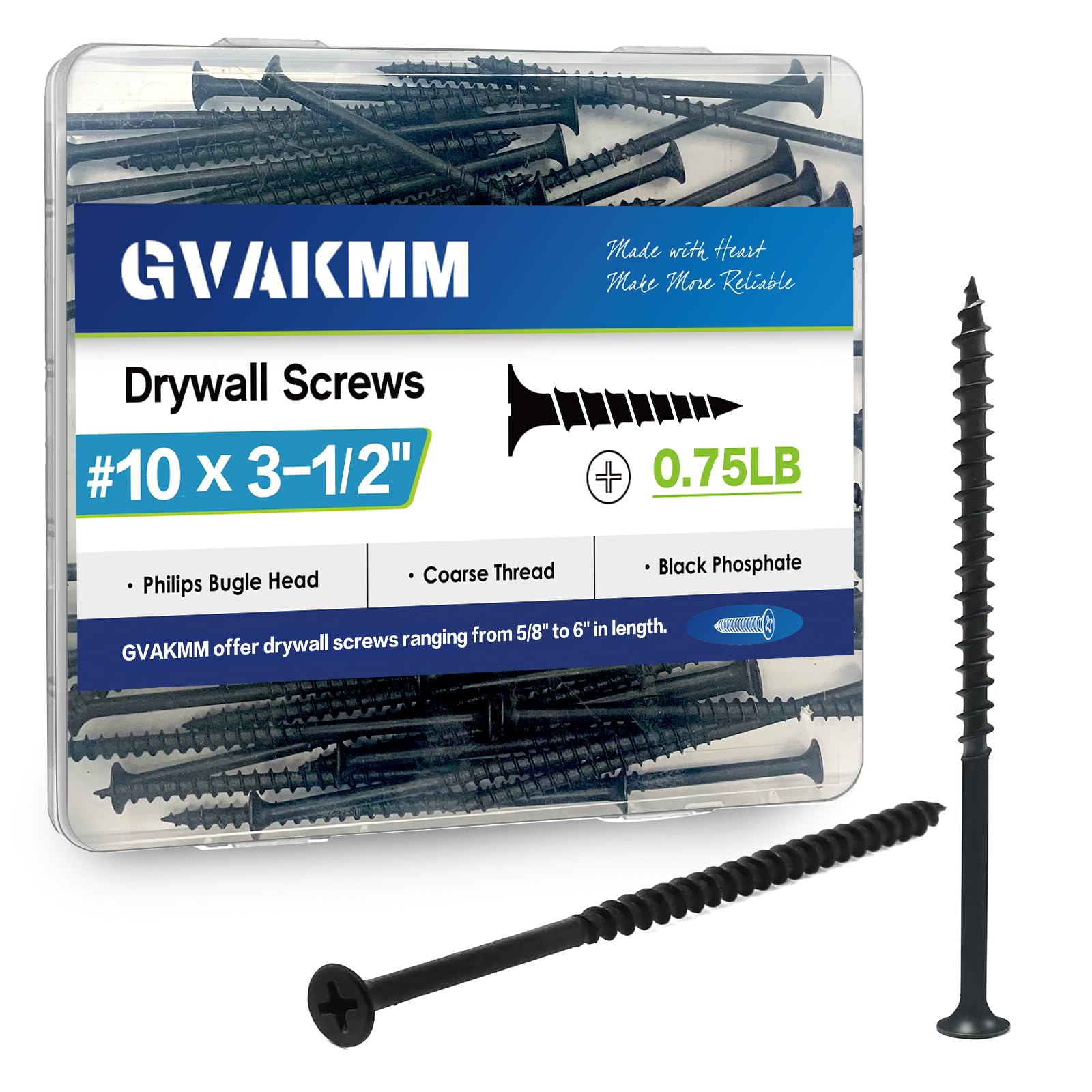 Drywall Screws - 305 Pack #7 x 3/4" -9