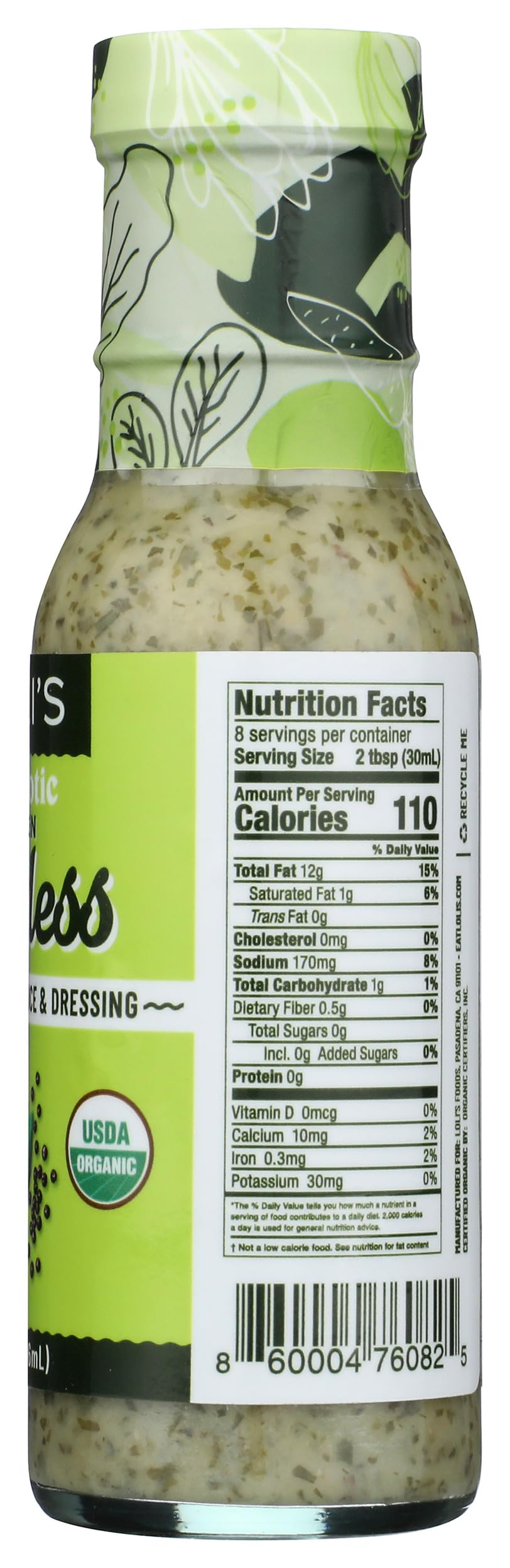 green goddess salad dressing calories Marzetti Simply Avocado Green Goddess Salad Dressing, 12 fl oz