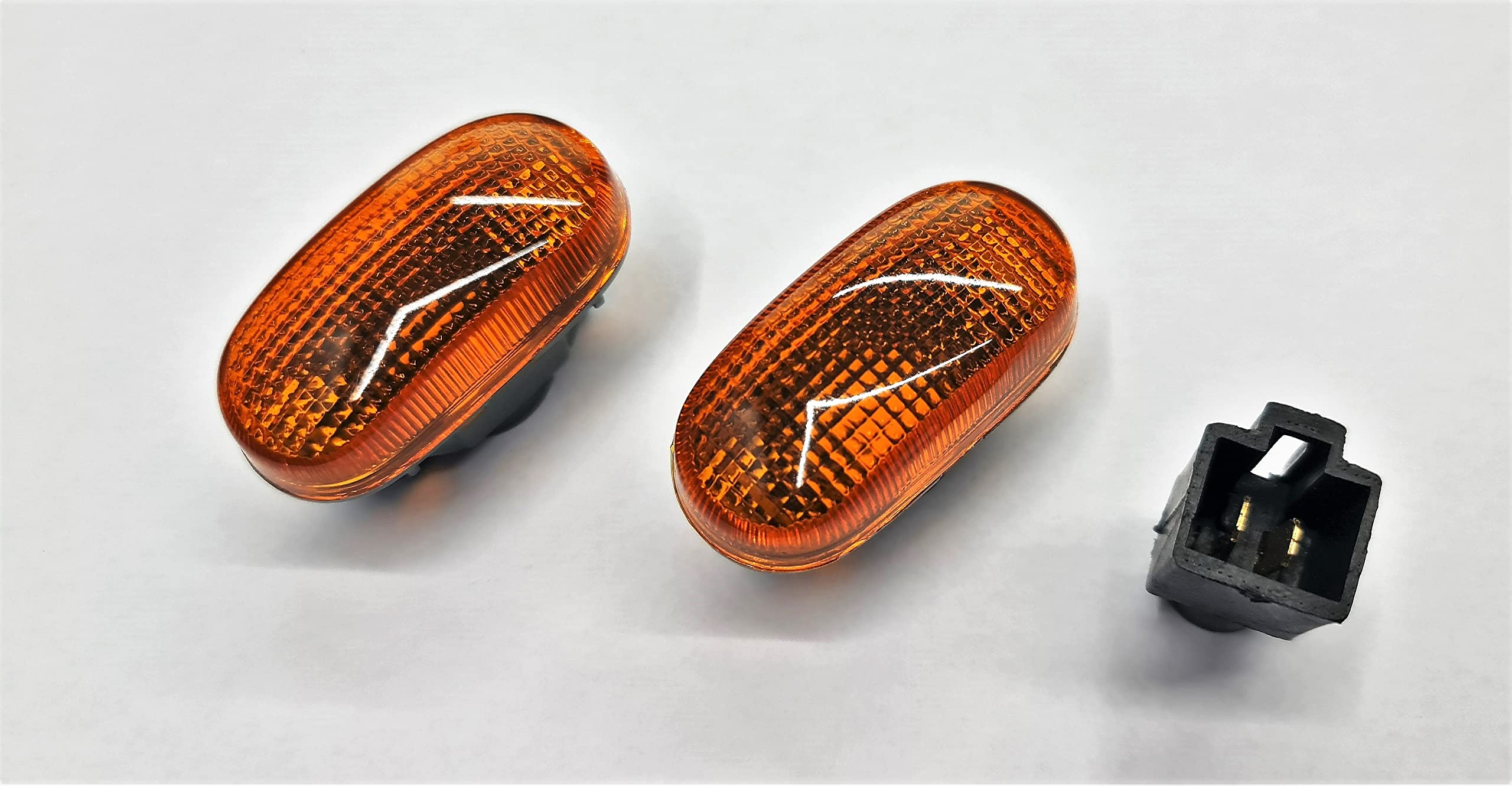 Set 2 Fanale Fanalino Freccia Laterale DX e SX Compatibile Per Agila Ignis Jimny Grand Vitara Wagon R Su Parafango Luce Indicatore di Direzione Sinistro e Destro