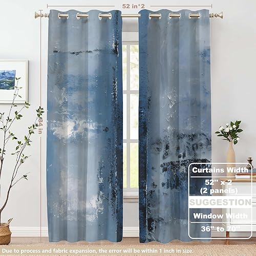 Miniatura 880 de Cenefas de cocina modernas con patrón de cobre marrón dorado para ventanas, cenefas opacas abstractas de marcas de arañazos y cortinas opacas