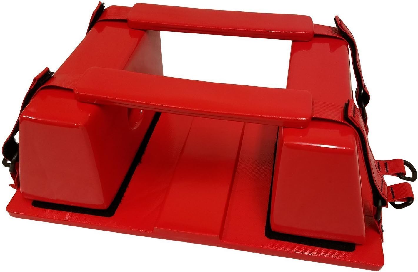 Global Safety Emergency Head Immobilizer with Straps, Red