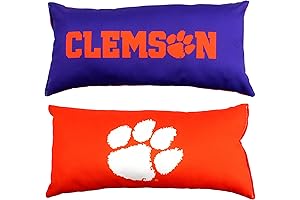 College Covers Clemson Bedding Bolster Travel