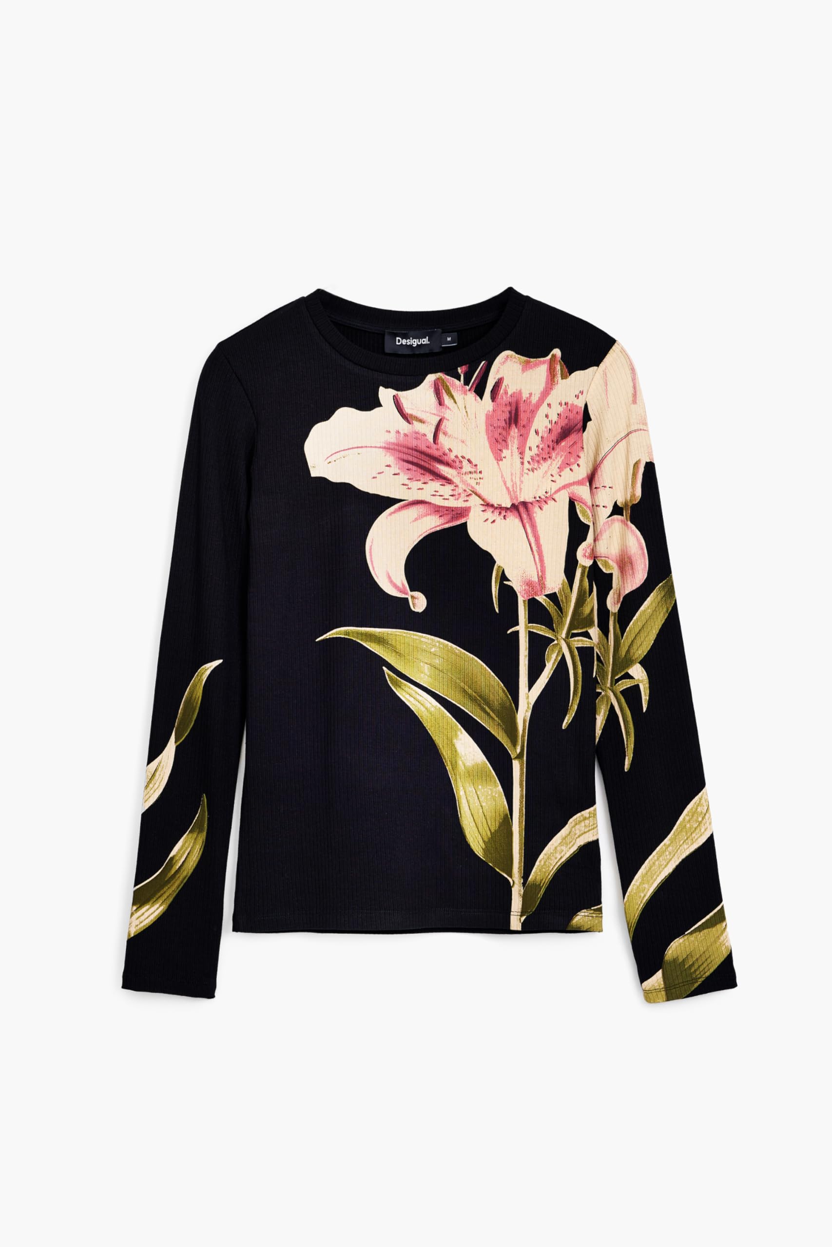Desigual T-shirt damski, czarny, S