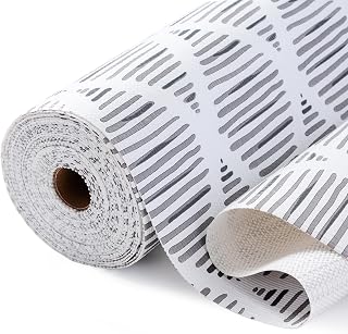 Drawer and Shelf Liner for Kitchen Cabinets, Non-Adhesive Strong Grip Thickened Cabinet Liners for Shelves, Non-Slip Mats Shelving Paper Protect Cupboard, Dresser, Pantry | Gray, 11.8" x 10FT