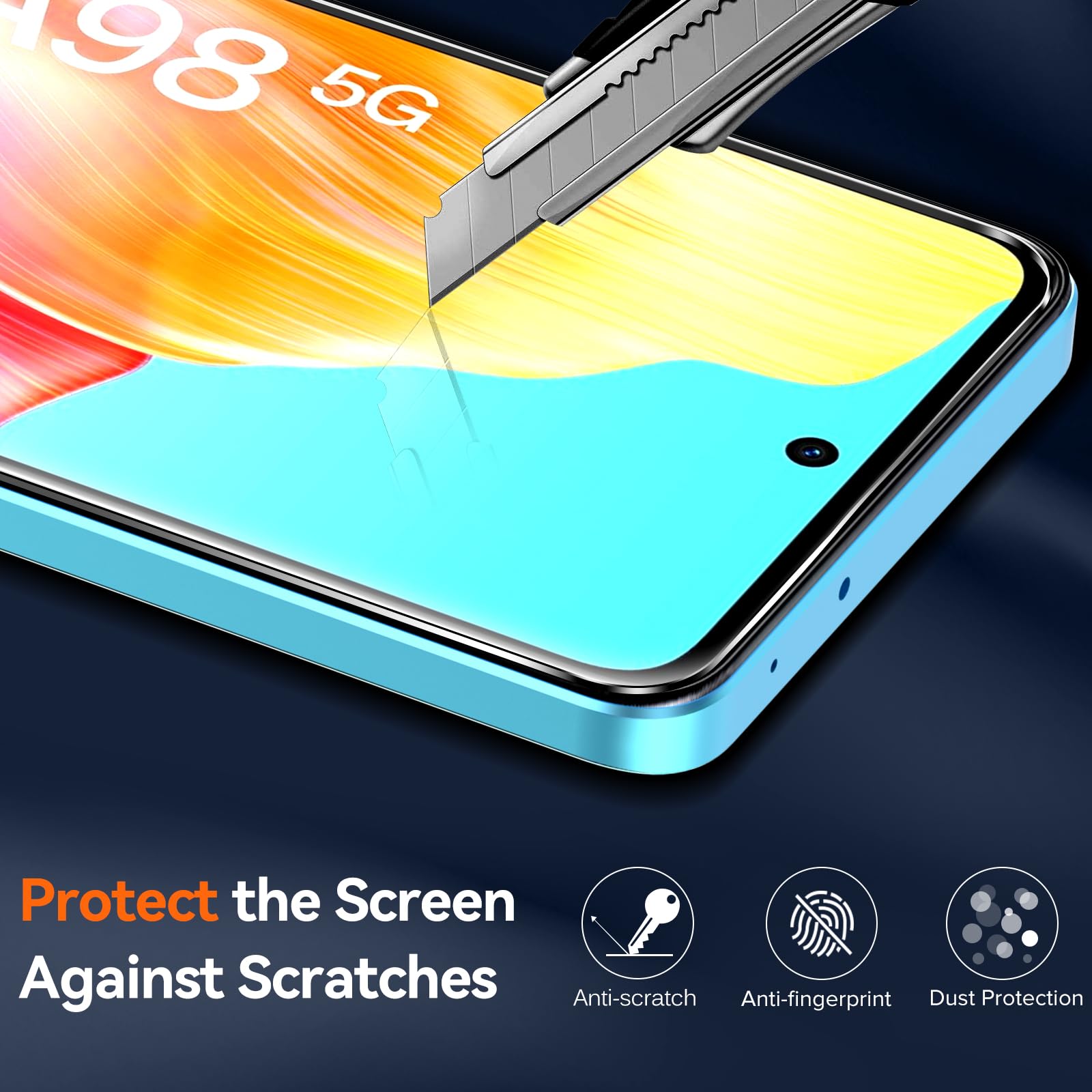 IVoler Cover Per Oppo Reno 13 5G Anti Ingiallimento Trasparente + 2 Pellicole Vetro Temperato – Custodia Sottile Con Protezione Militare