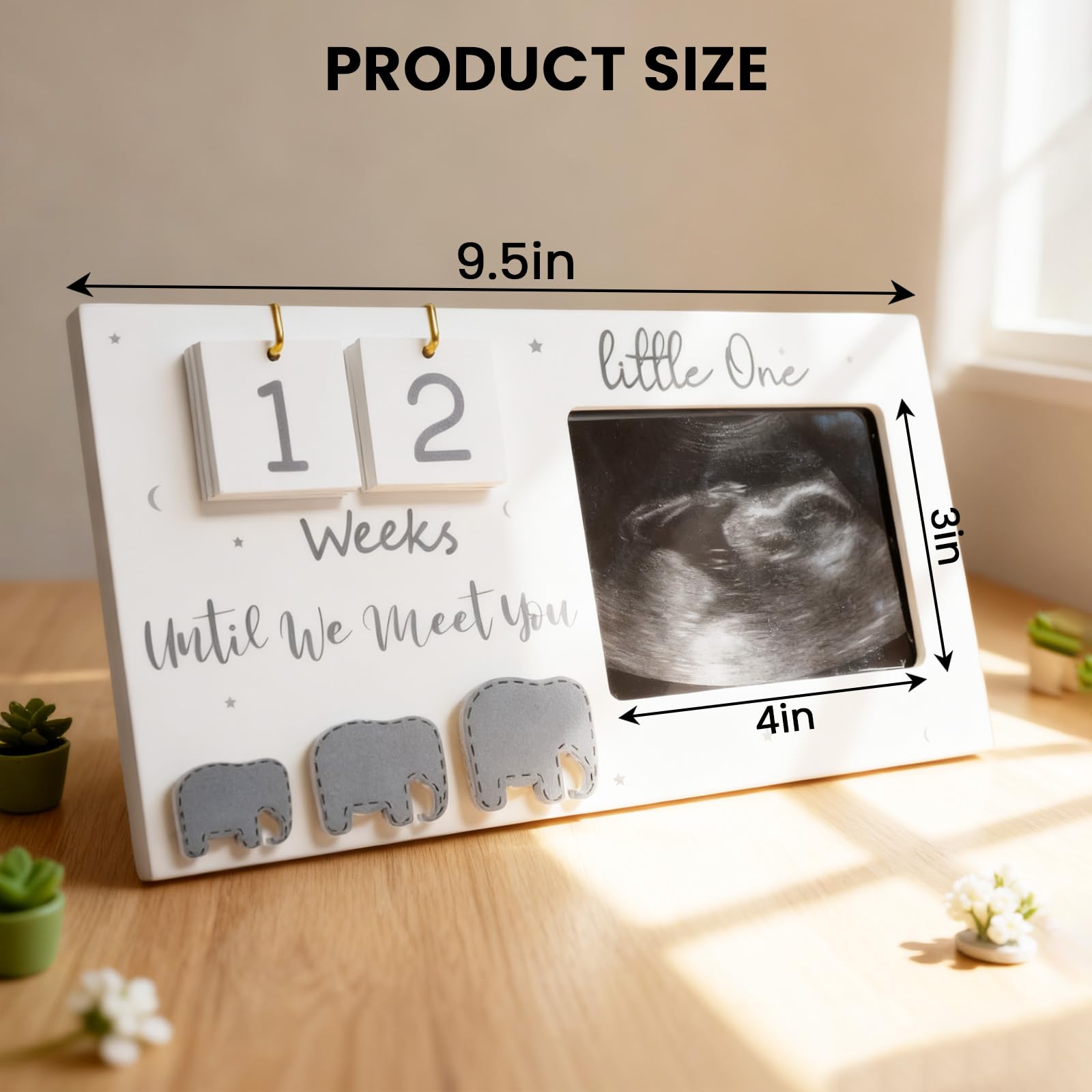 Baby Scan Photo Frames,9.5 in X 5 in Scan Photo Frame - Image 2