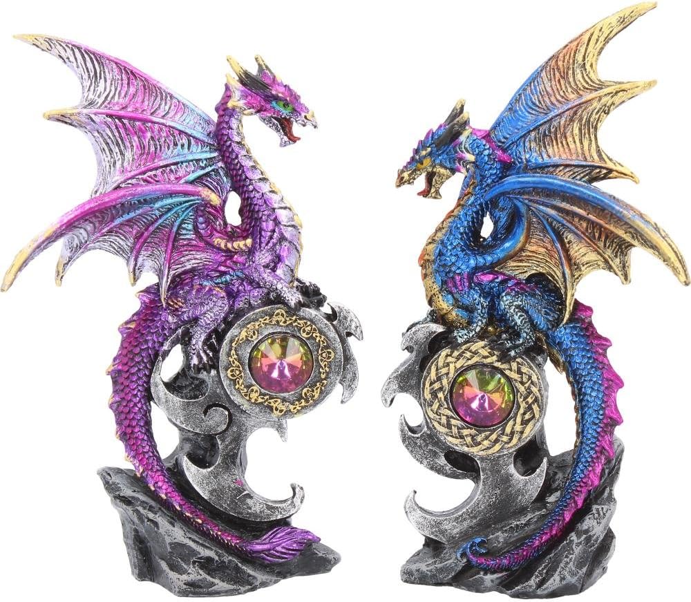 U3518J7 Realm Protectors (Set of Two) Figurine 15cm Purple