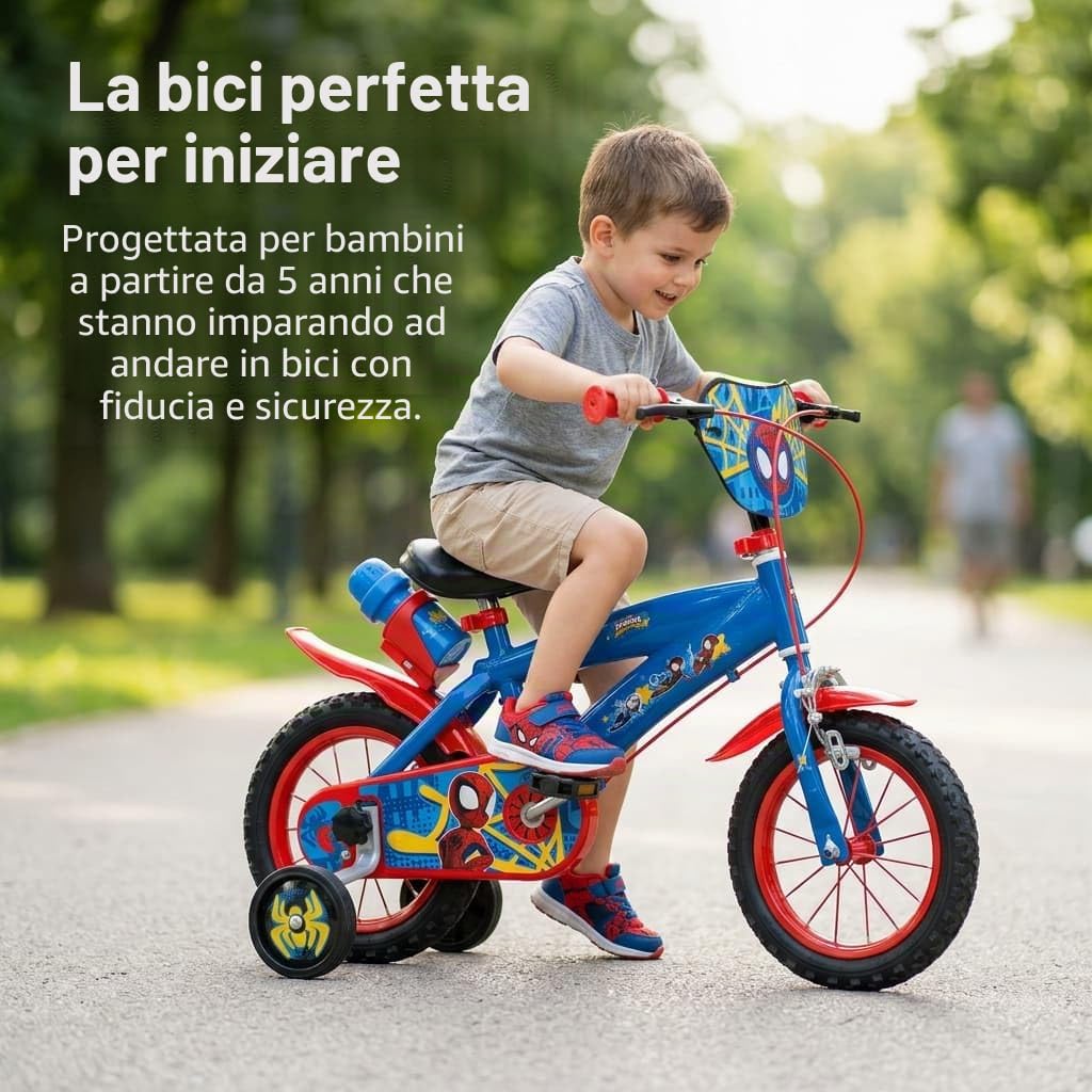 TOIMSA Bicicletta 12" Spiderman Huffy
