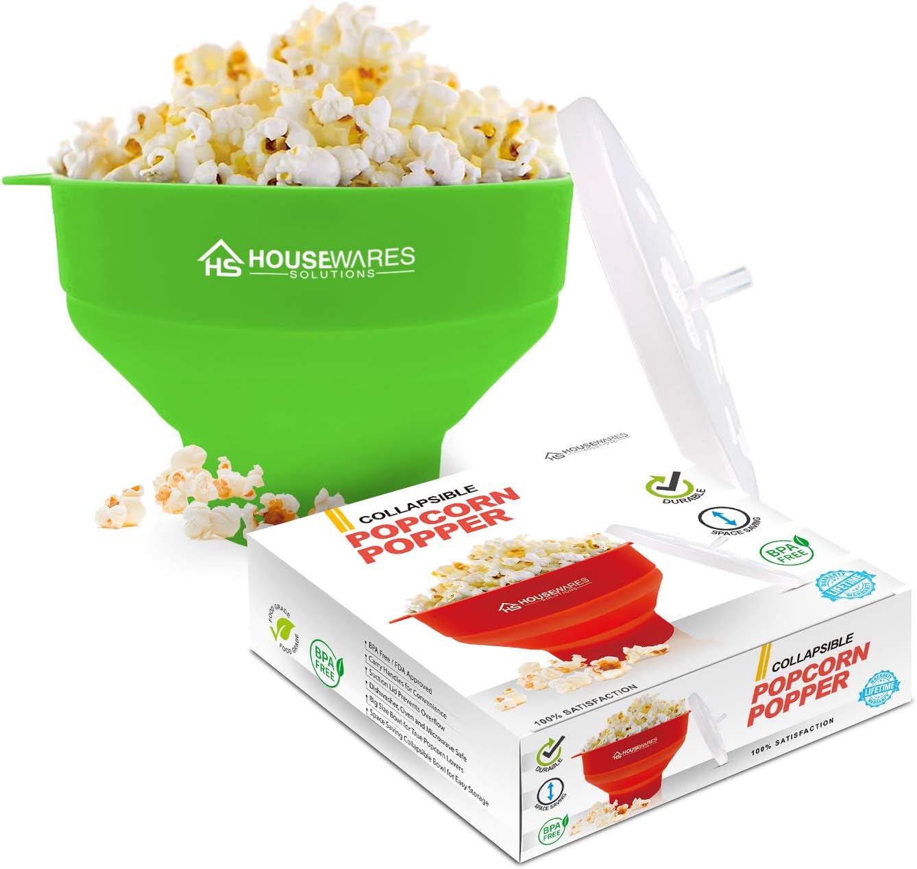 Lékué PopcornSchale, rot, 20 cm Amazon.de Küche, Haushalt & Wohnen