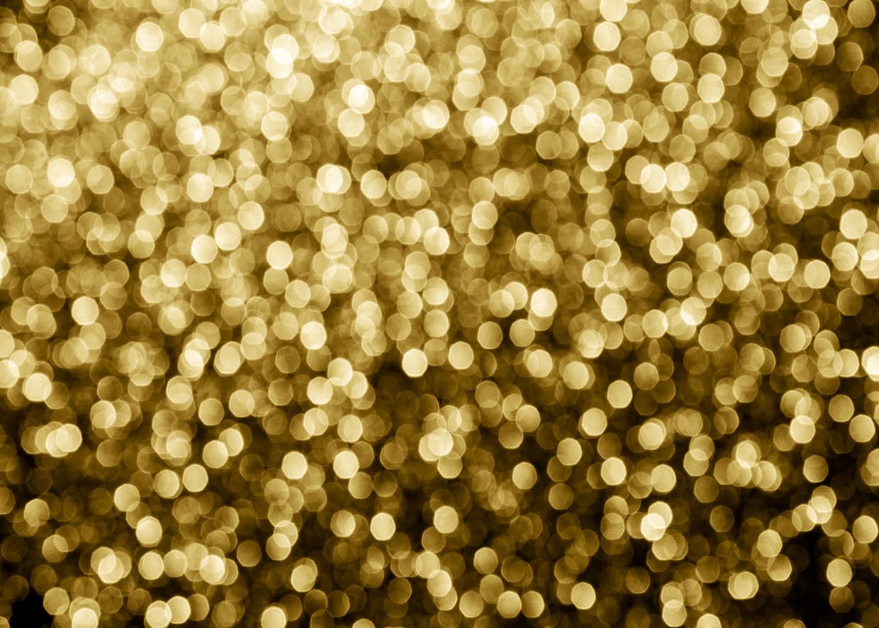 SJOLOON Bokeh Backdrop Gold Glitter Photo Background for Birthday Party Graduation 12770 (7x5FT)