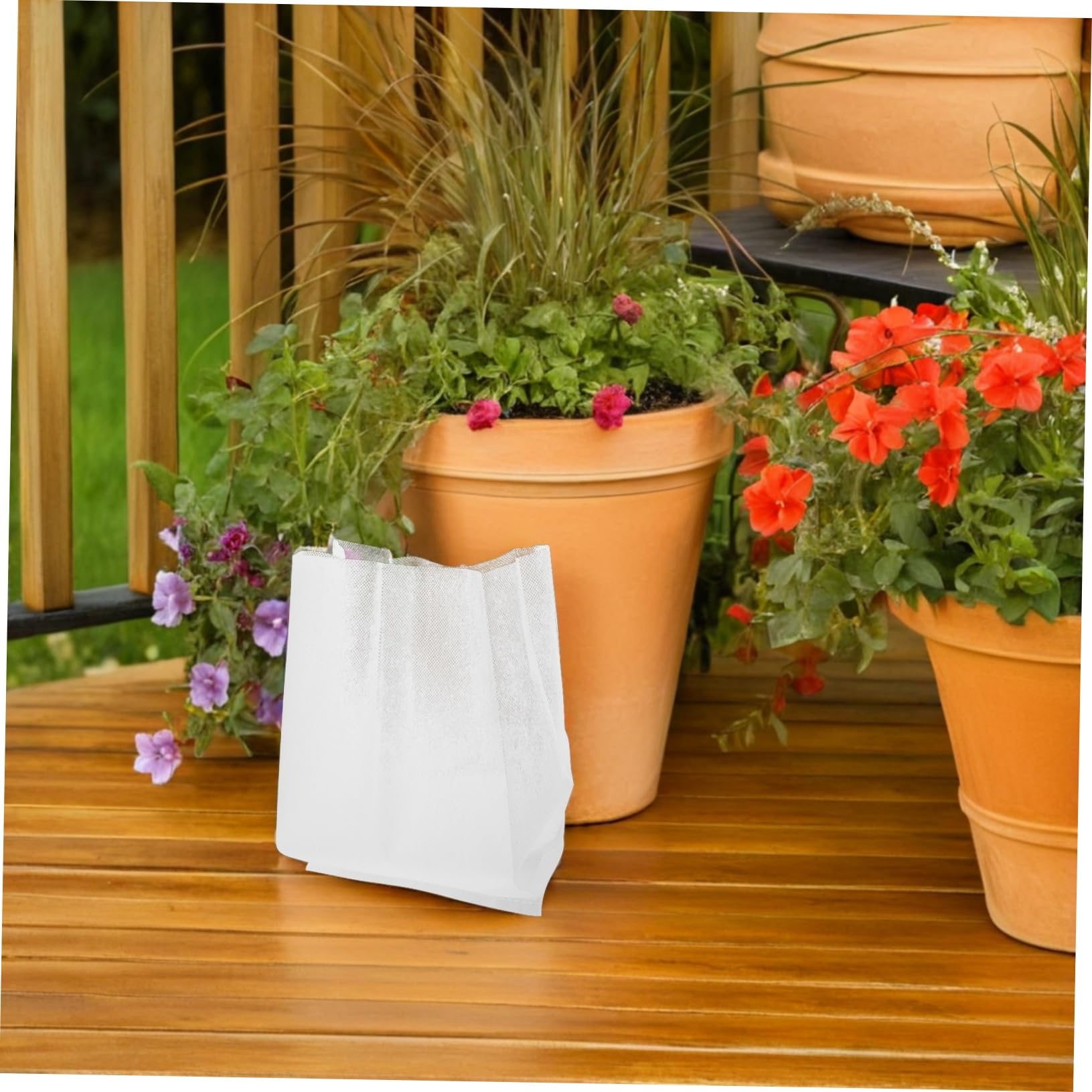 Toddmomy 200pièces Sacs De Culture Tissu Non Tissé pour Semis pour Légumes Et Plantes De Jardin Réutilisables Et Résistants à Eau