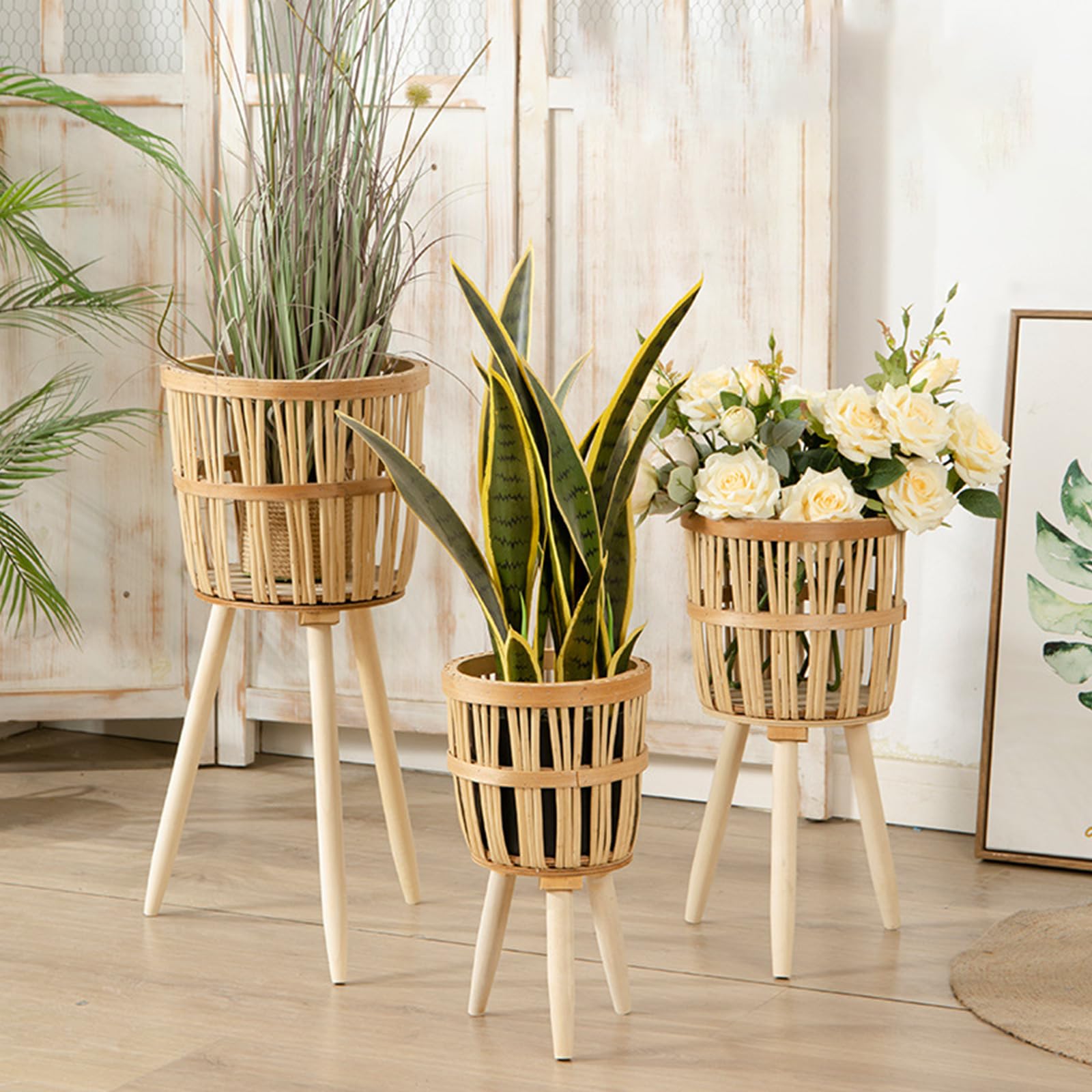 Design unico intrecciato a mano porta piante per gli amanti della natura interior designer soggiorno aggiungendo fascino verde