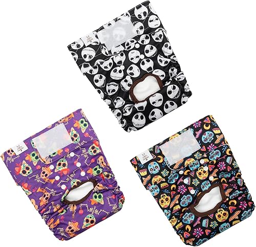 Miniatura 10 de CuteBone - Pañales para perras, paquete de 3 unidades para perritas, talla S, D14S