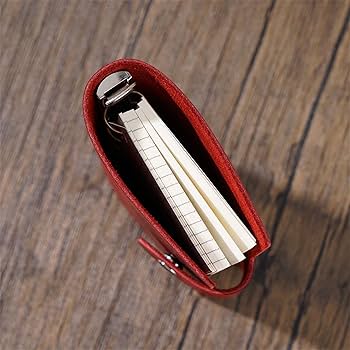 Amazon.co.jp: AIGUONIU 本革 A8サイズ リングプランナー 牛革 5