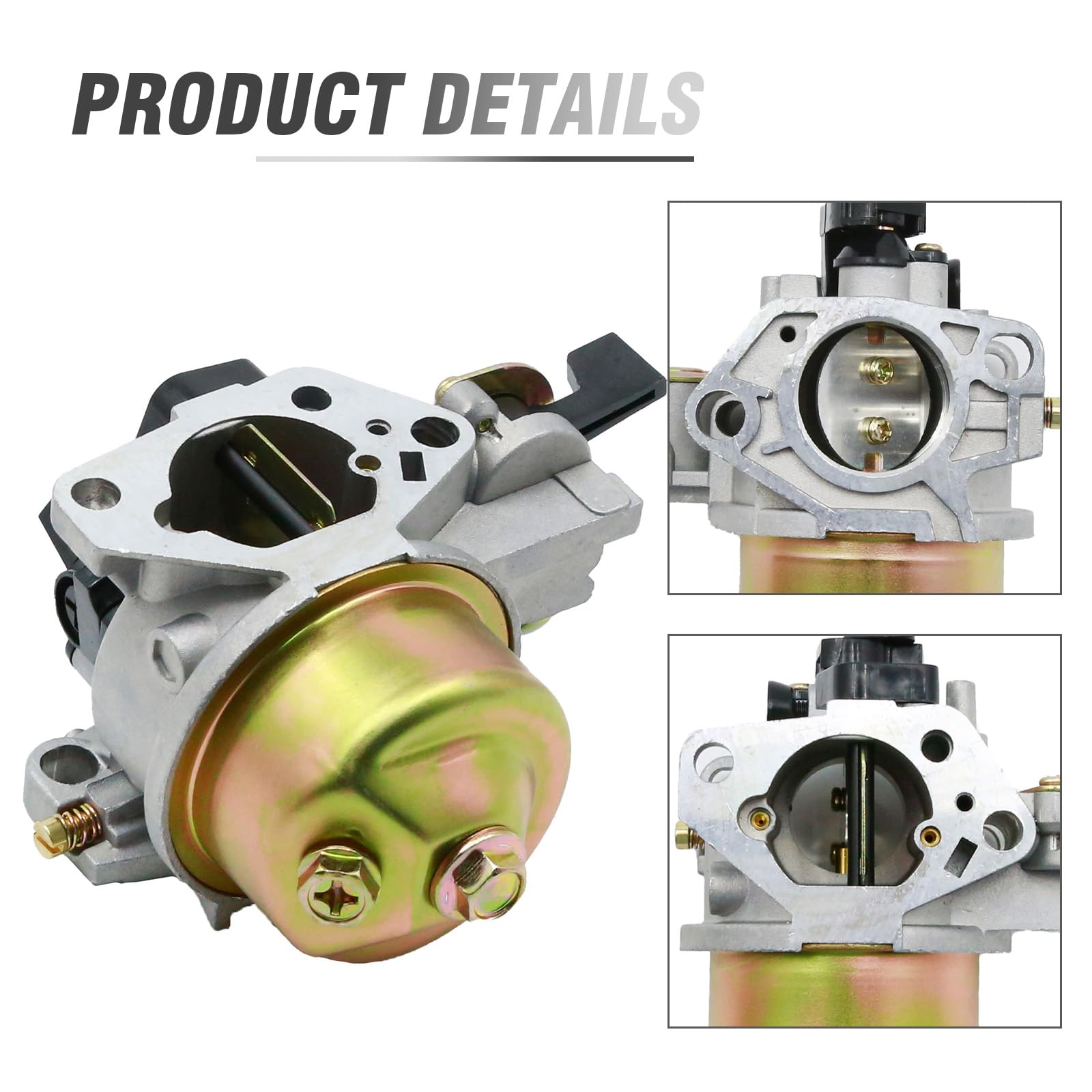 Hoypeyfiy 16100-ZE3-V01 Vergaser-Kit, Ersatz für Honda Motor GX340 GX390, Ersatz für Predator 389cc 420cc 11HP 13HP Motor, ersetzt 16100-Z5T-901