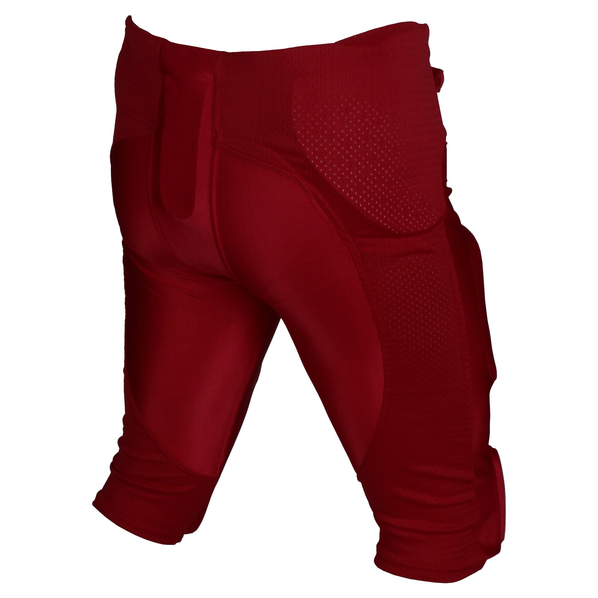 Pantalon de football américain 7 coussinets tout-en-un XL rouge