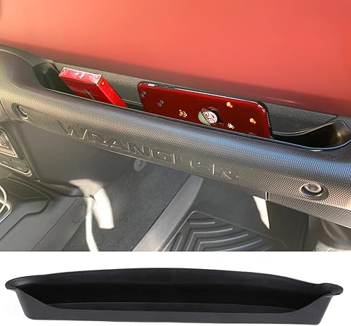 GrabTray - Bandeja de almacenamiento interior para Jeep Wrangler JL para pasajeros JLU Sports Sahara Freedom Rubicon X y Unlimited 4XE