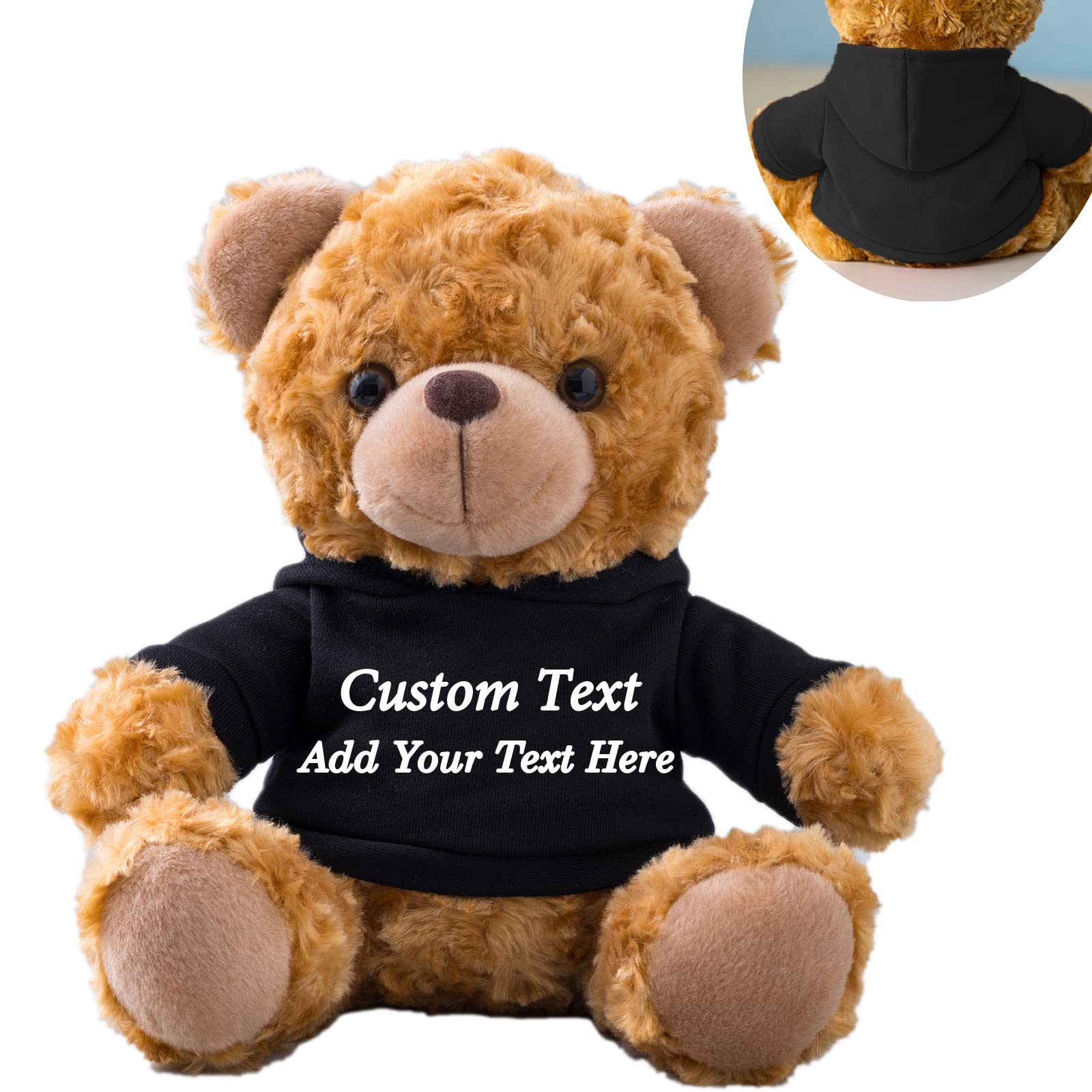 Custom Teddy Bear With Personalized Text Or Photo – Cute Plush Gift For Birthdays, Valentine’s, Christmas & More! - View #11