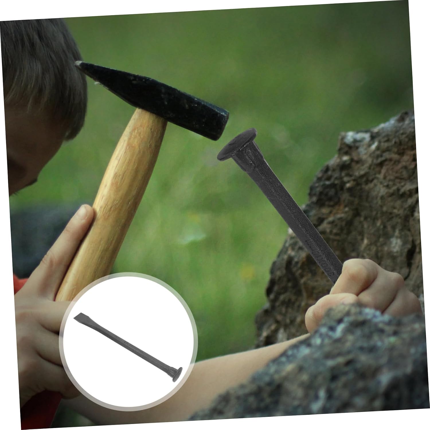 ULTECHNOVO Robust Masonry Chisel Flat Chisel for Woodworking Rock Carving Engraving Tools