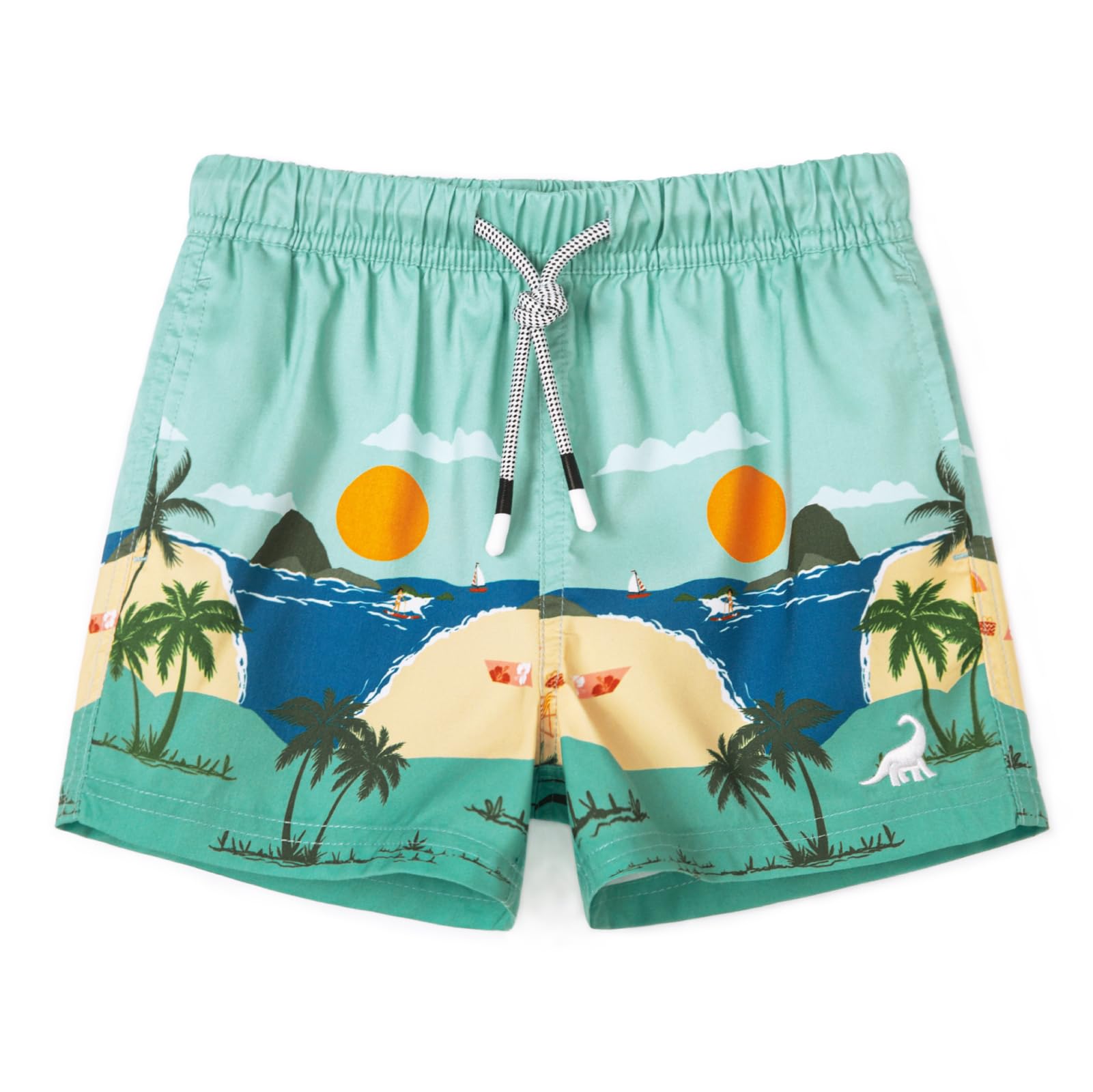 SURF CUZ Boys Swim Trunks Toddler Swim Shorts UPF 50+ Bathing Suit for Boy Swimsuit Quick Dry Mesh Beach Boardshorts Swimwear