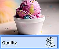 Vista 6 de Mr Miracle Tazón de espuma con tapa para alimentos fríos y calientes, recipiente de sopa desechable de 4 onzas con tapa ventilada, ideal