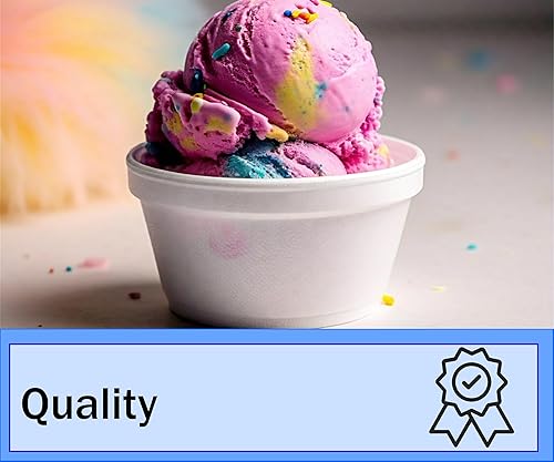 Miniatura 6 de Mr Miracle Tazón de espuma con tapa para alimentos fríos y calientes, recipiente de sopa desechable de 12 onzas con tapa ventilada, ideal para