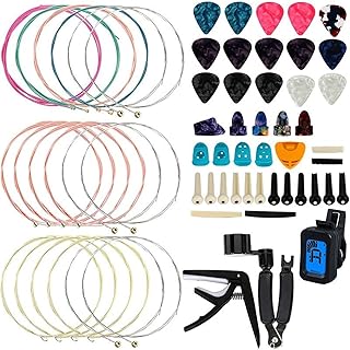 guitar making Tools Kit Guitar Accessories Set Guitar Strings Capo And Pick Three-in-one String Changing Tool Set