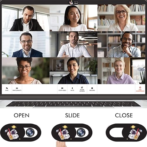 Miniatura 4 de Funda para cámara web, ultradelgada para laptop Mac, 3 unidades, cubierta para cámara web Macbook AirPro, para iMAC, PC, iPad, frente de video,